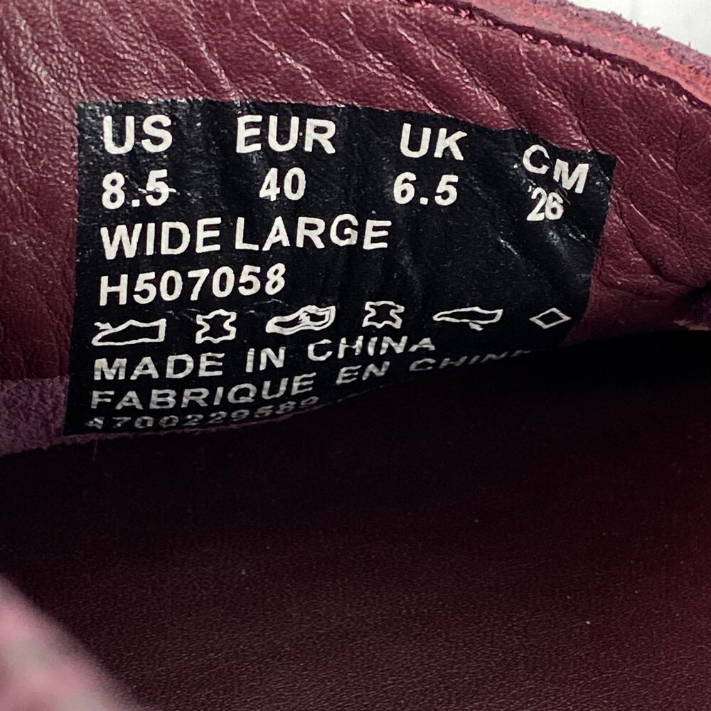 Hush Puppies Women's Casual Slip On Ballet Flat Purple Plum Size 8.5 - Picture 6 of 9